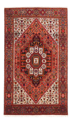 Alfombra persa - Nómada - 146 x 100 cm - rojo