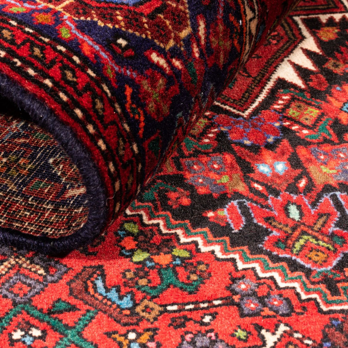 Alfombra persa - Nómada - 155 x 102 cm - rojo