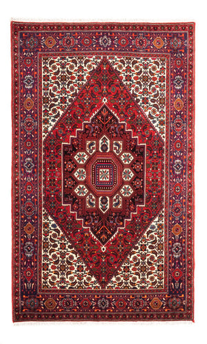 Alfombra persa - Nómada - 155 x 100 cm - rojo