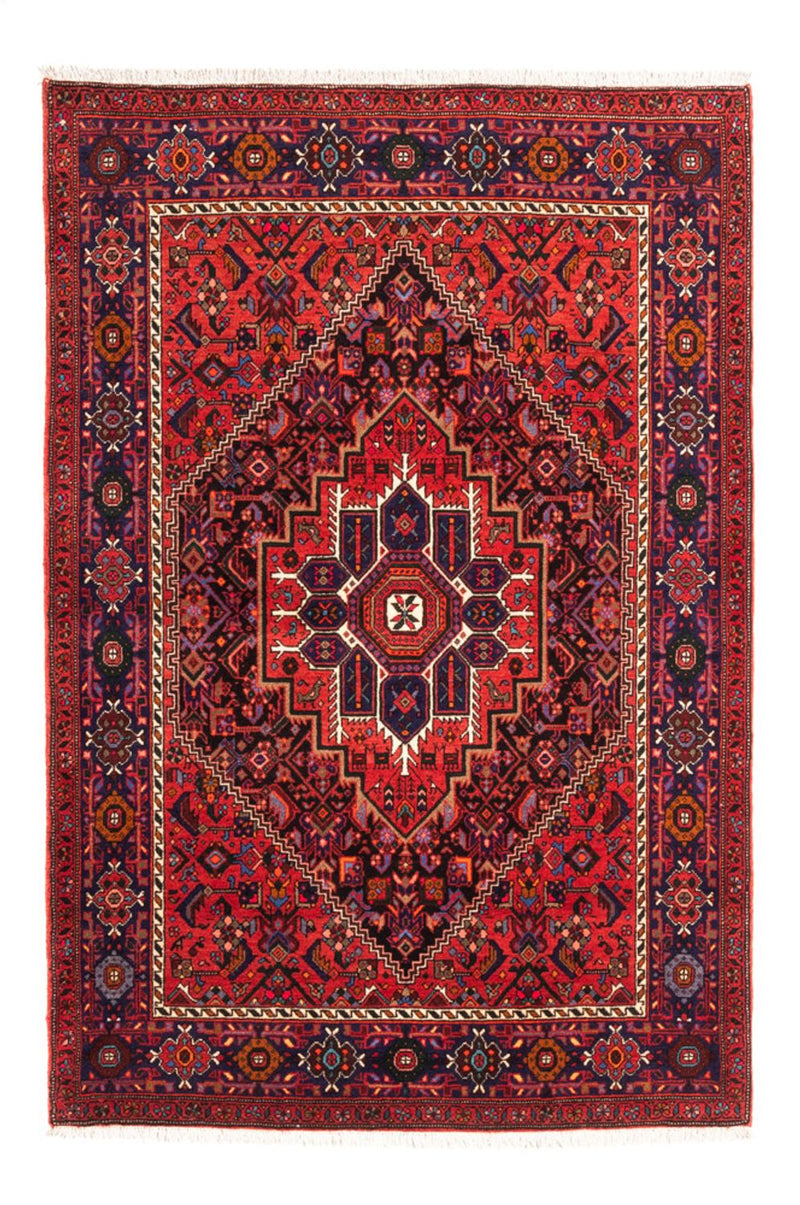 Alfombra persa - Nómada - 148 x 102 cm - rojo
