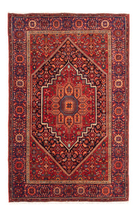 Alfombra persa - Nómada - 154 x 103 cm - rojo
