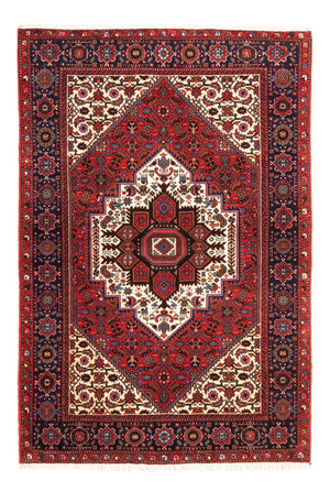 Alfombra persa - Nómada - 147 x 100 cm - rojo