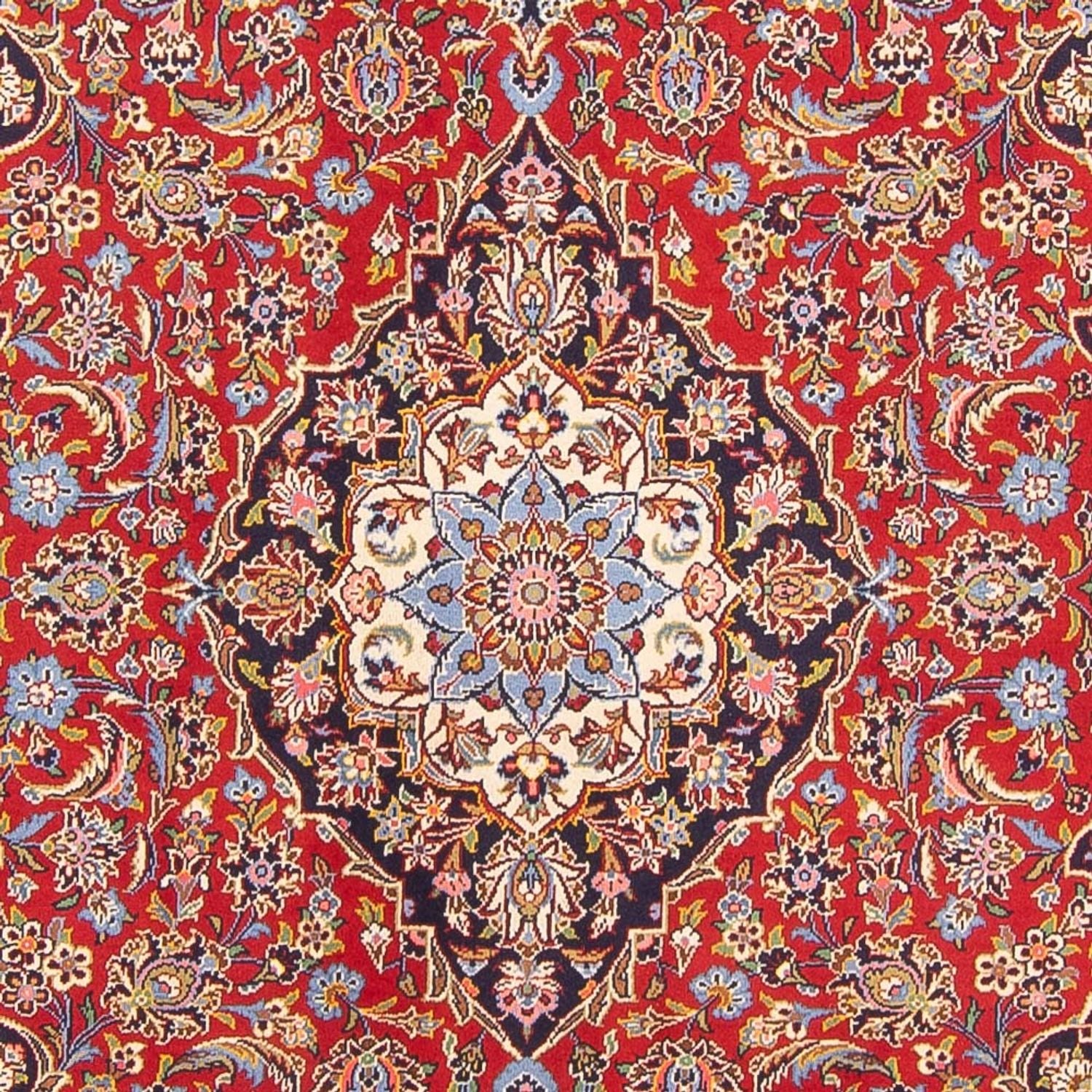 Alfombra persa - Keshan - 280 x 190 cm - rojo