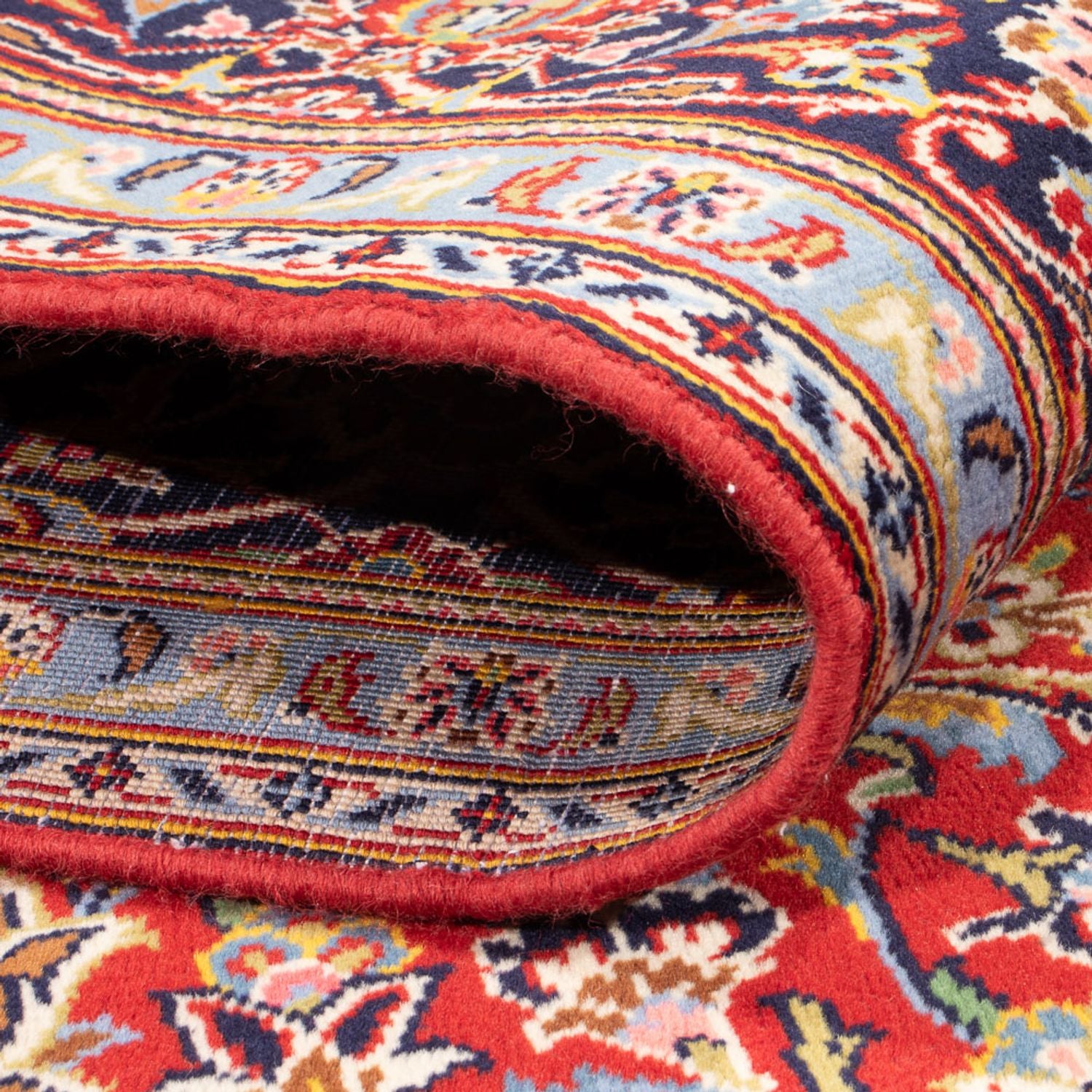 Alfombra persa - Keshan - 280 x 190 cm - rojo