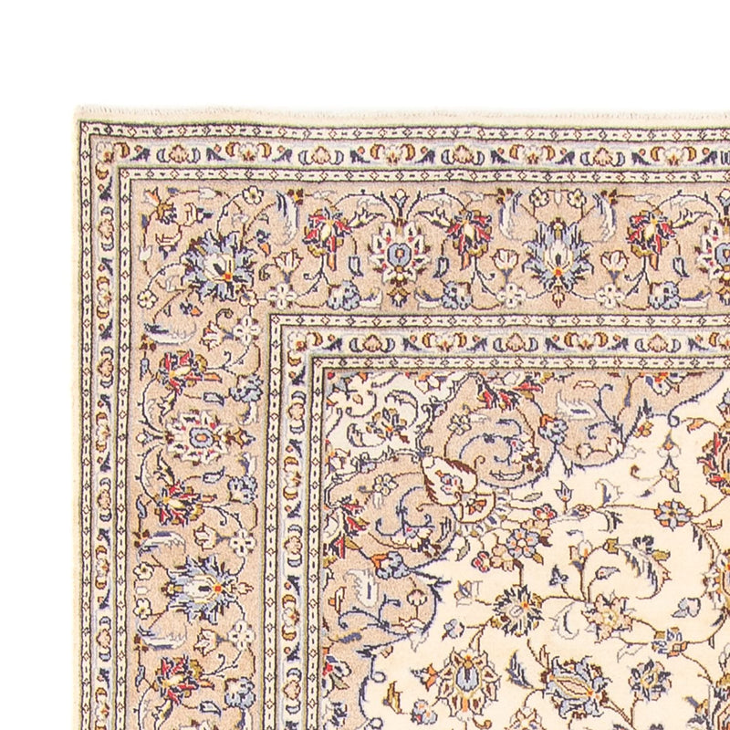 Alfombra persa - Keshan - 274 x 197 cm - crema