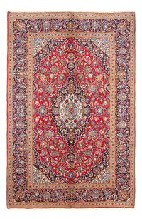 Alfombra persa - Keshan - 288 x 194 cm - rojo