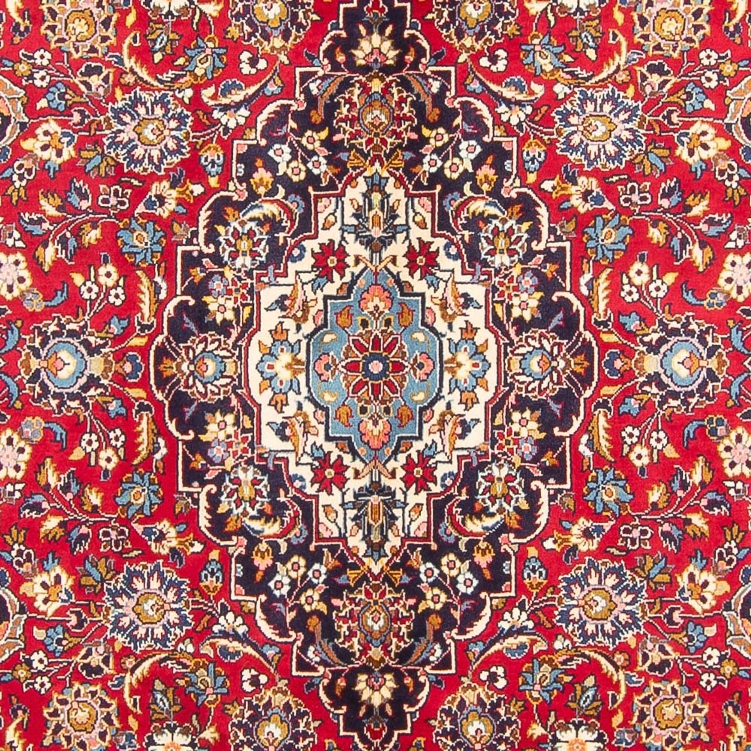 Alfombra persa - Keshan - 288 x 194 cm - rojo