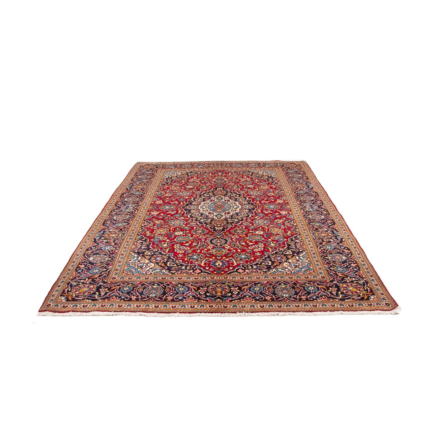 Alfombra persa - Keshan - 288 x 194 cm - rojo