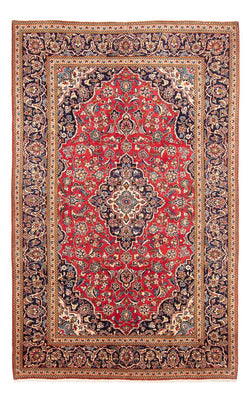 Alfombra persa - Keshan - 293 x 193 cm - rojo
