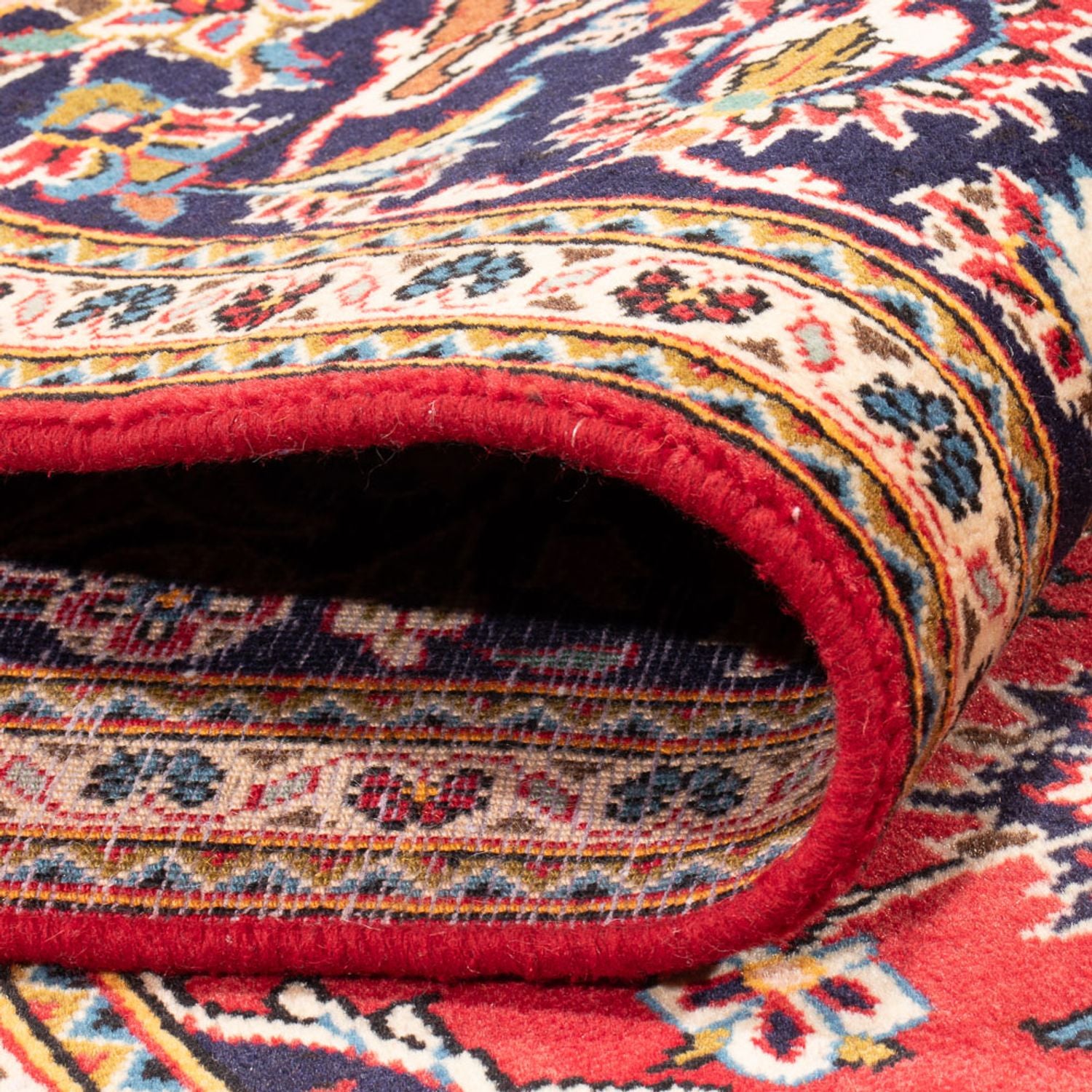 Alfombra persa - Keshan - 293 x 193 cm - rojo