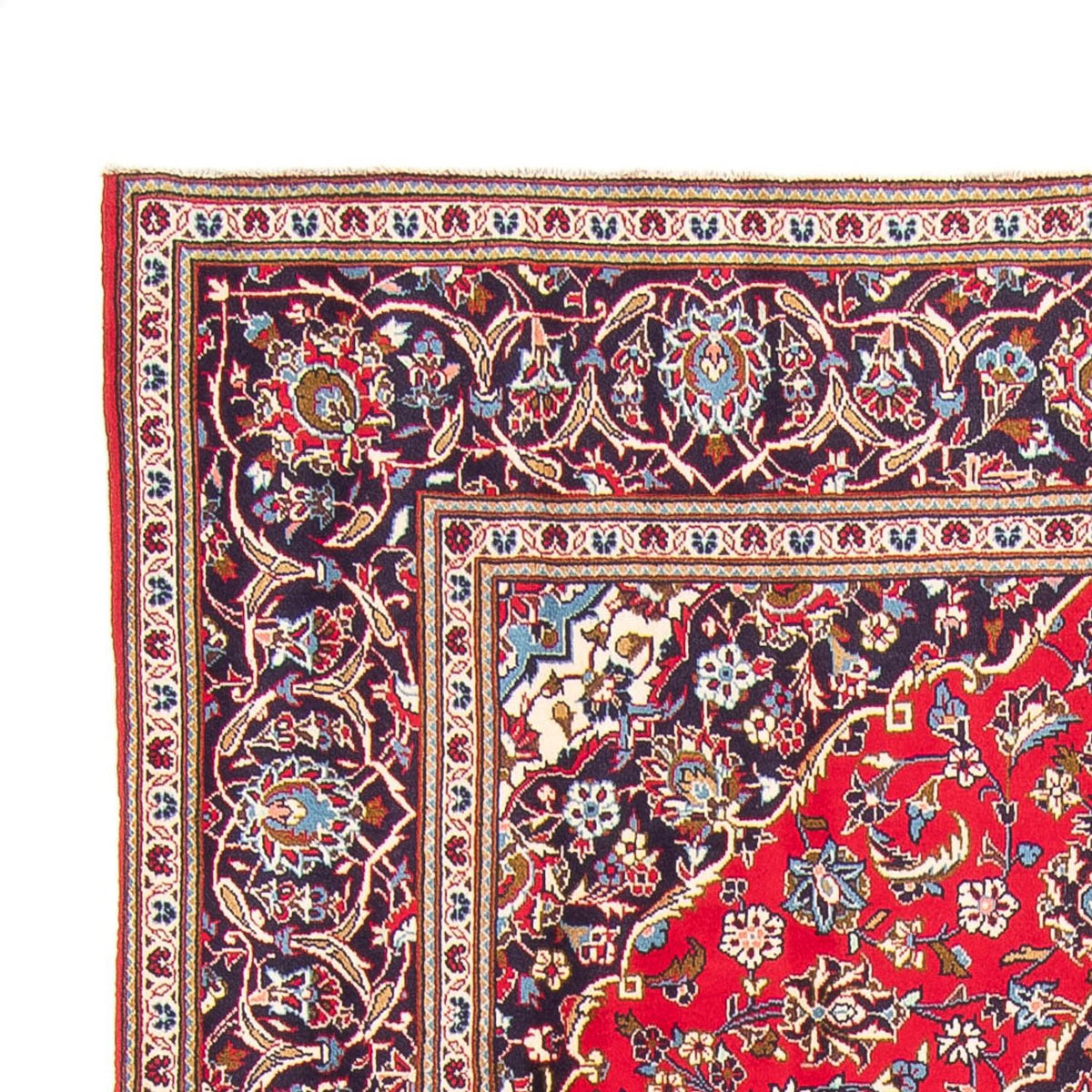 Kashan Alfombra 194x292cm - Alfombra persa - rojo