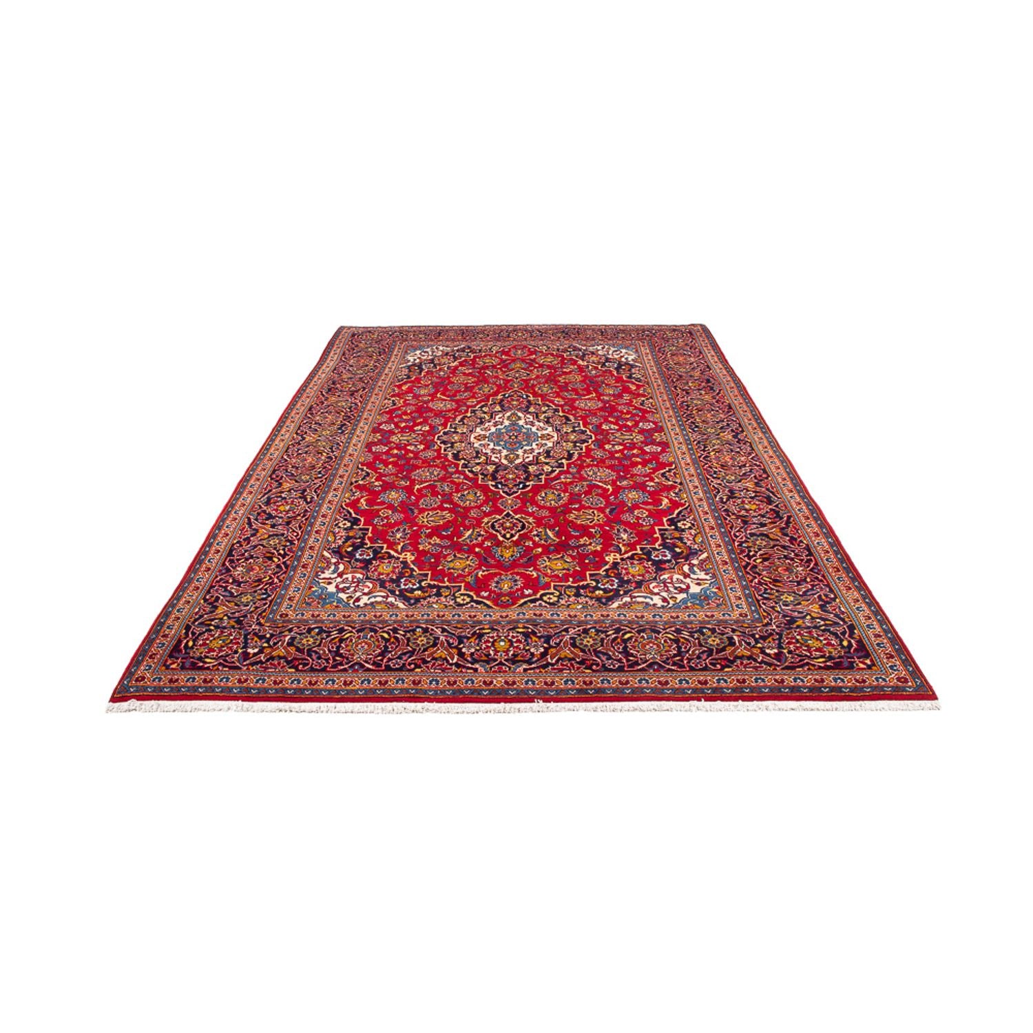 Alfombra persa - Keshan - 294 x 194 cm - rojo