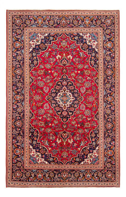 Alfombra persa - Keshan - 293 x 195 cm - rojo