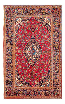 Alfombra persa - Keshan - 297 x 193 cm - rojo