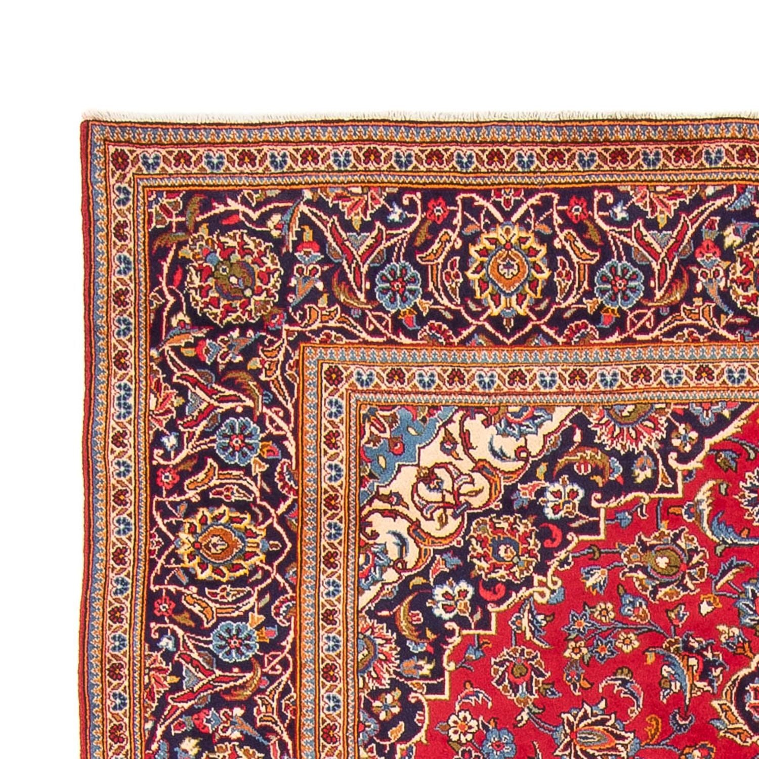Alfombra persa - Keshan - 297 x 193 cm - rojo