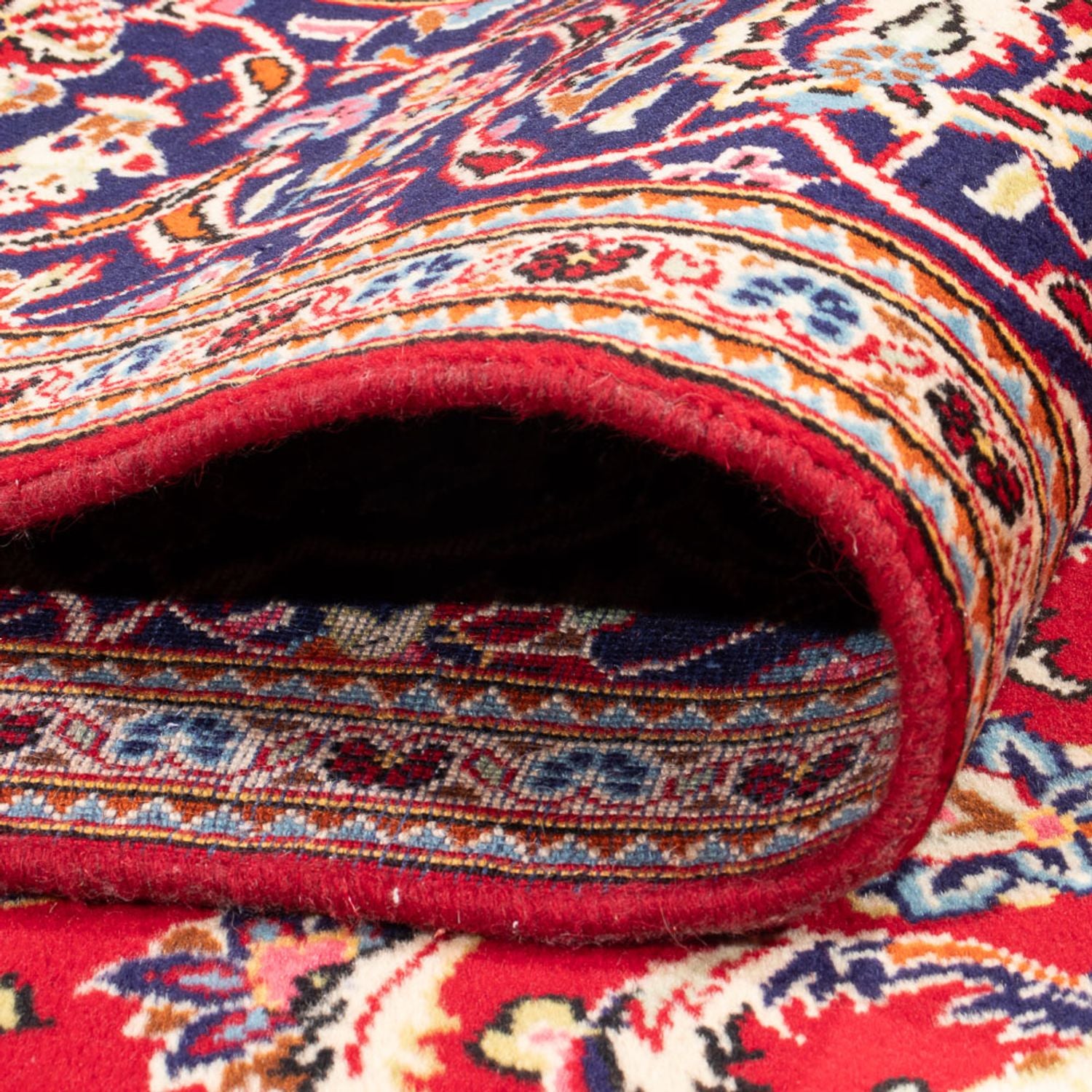 Alfombra persa - Keshan - 293 x 196 cm - rojo