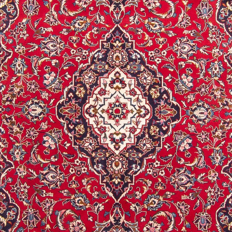 Alfombra persa - Keshan - 296 x 194 cm - rojo