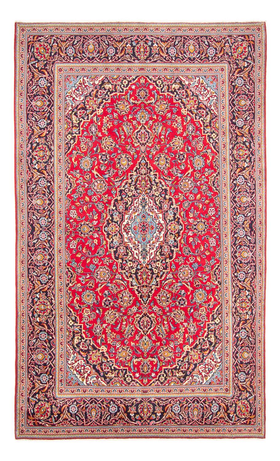Alfombra persa - Keshan - 290 x 198 cm - rojo