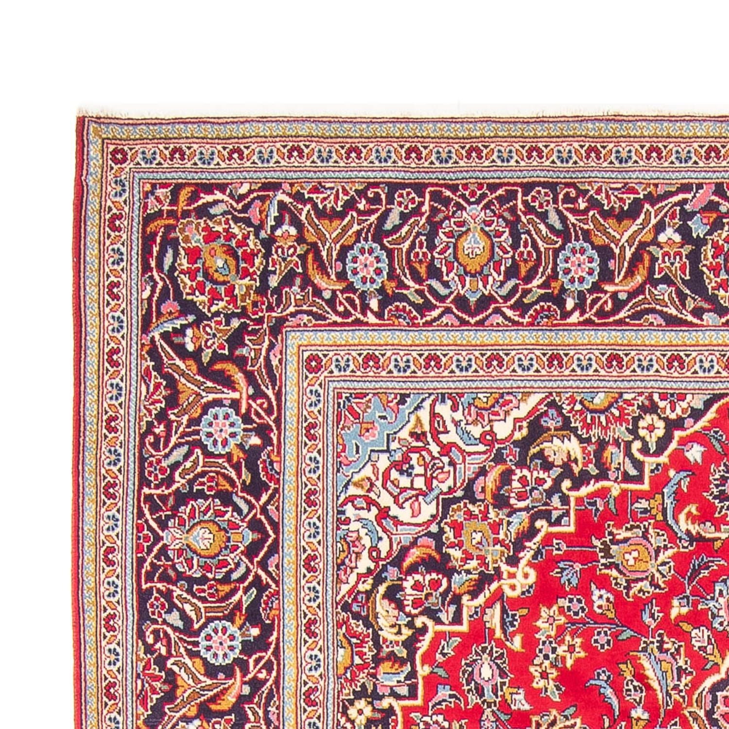 Alfombra persa - Keshan - 290 x 198 cm - rojo