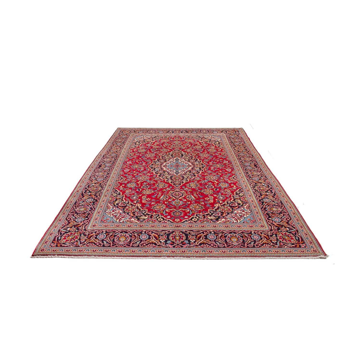 Alfombra persa - Keshan - 290 x 198 cm - rojo