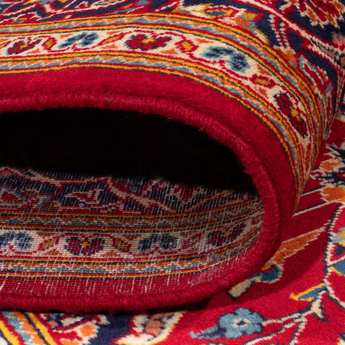 Alfombra persa - Keshan - 284 x 202 cm - rojo