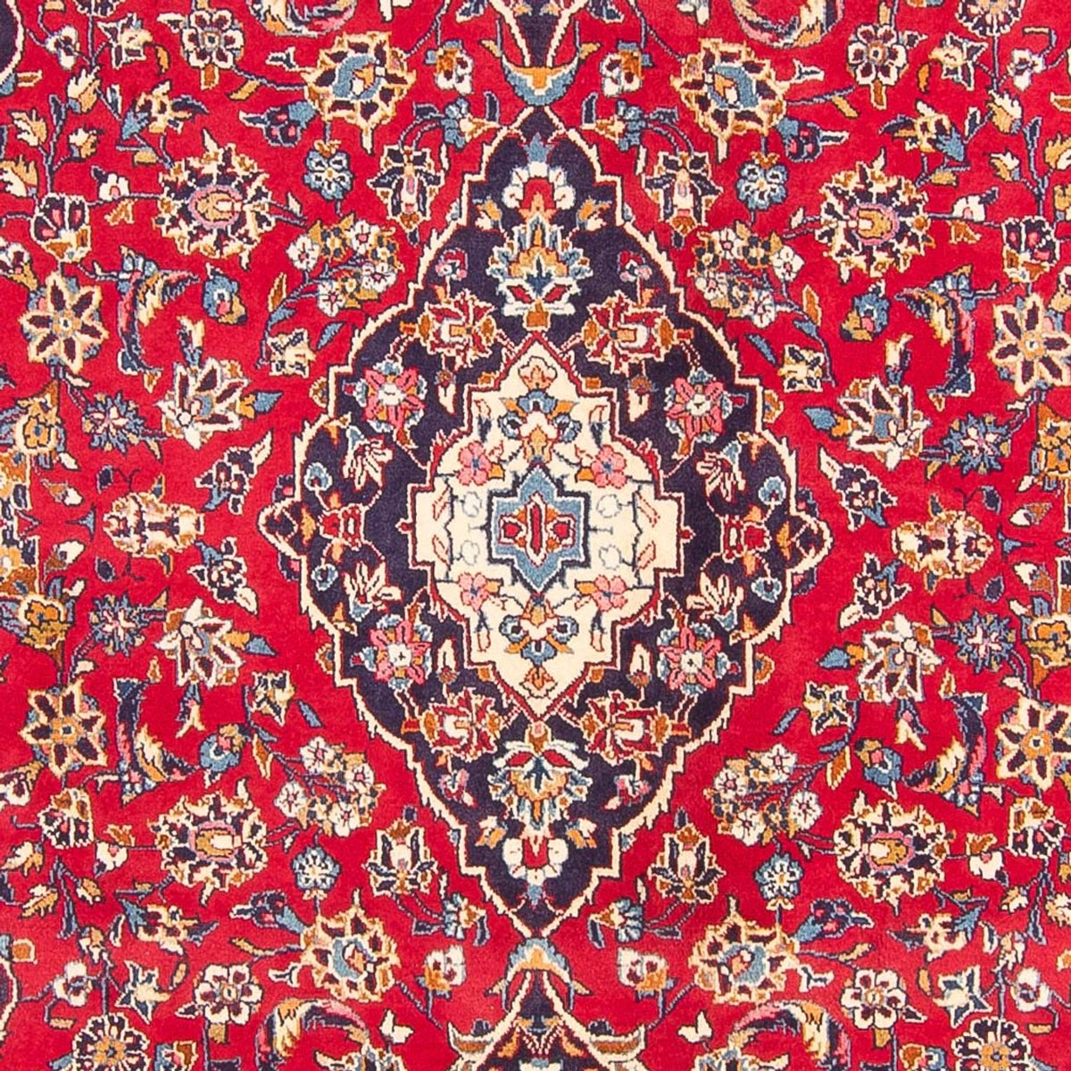 Alfombra persa - Keshan - 284 x 203 cm - rojo