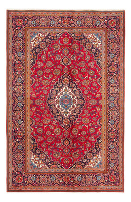 Alfombra persa - Keshan - 296 x 195 cm - rojo