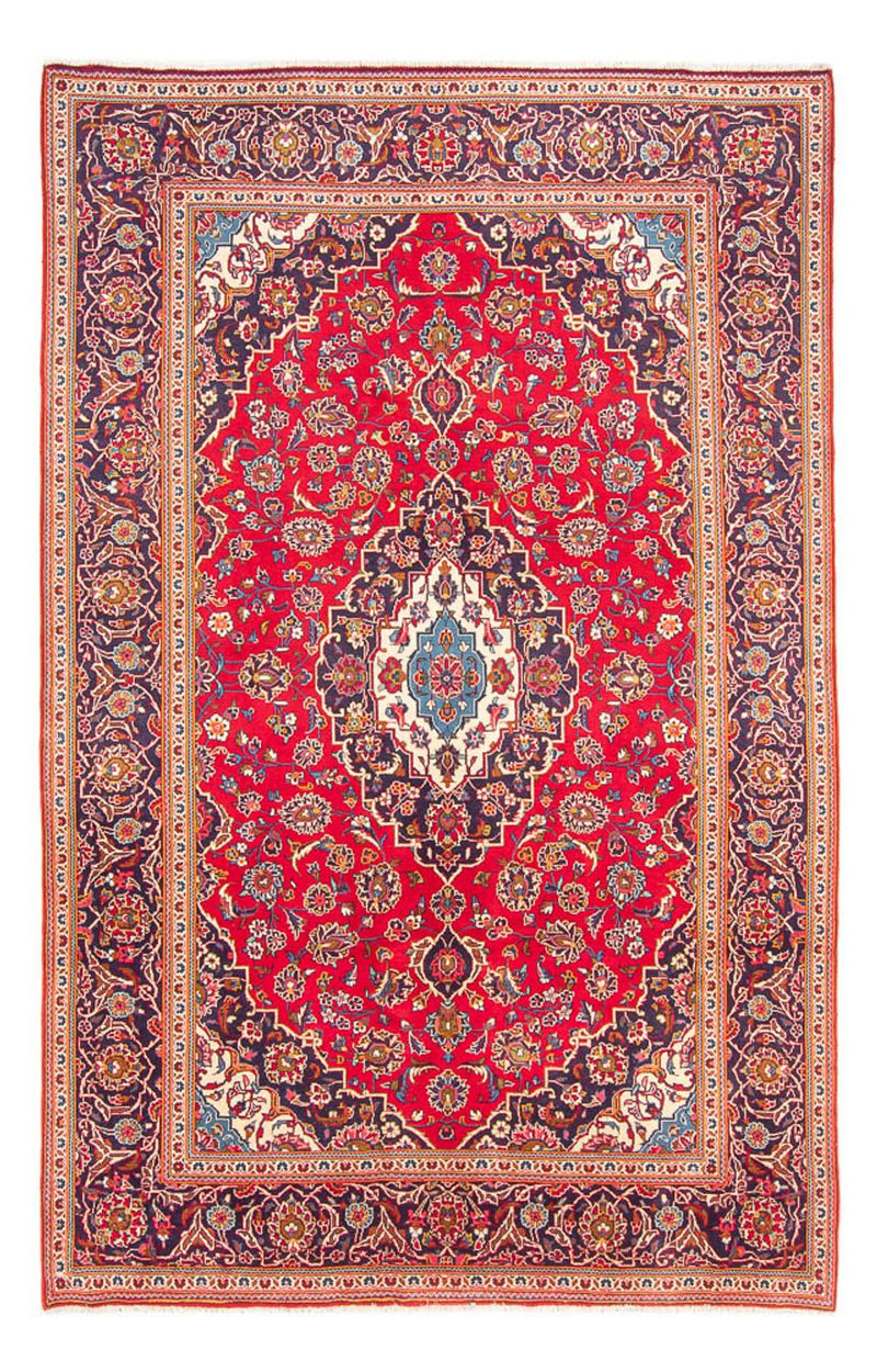 Alfombra persa - Keshan - 295 x 196 cm - rojo