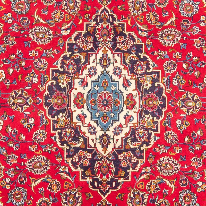 Alfombra persa - Keshan - 295 x 196 cm - rojo