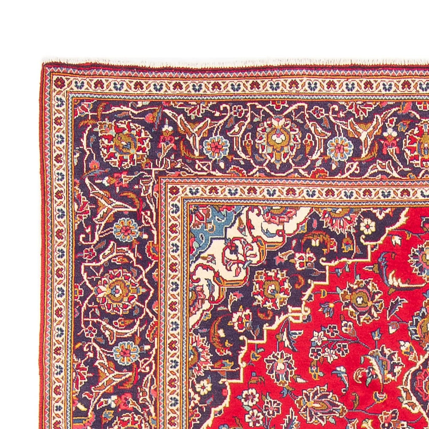 Alfombra persa - Keshan - 295 x 196 cm - rojo