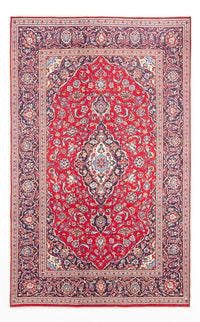 Alfombra persa - Keshan - 295 x 197 cm - rojo