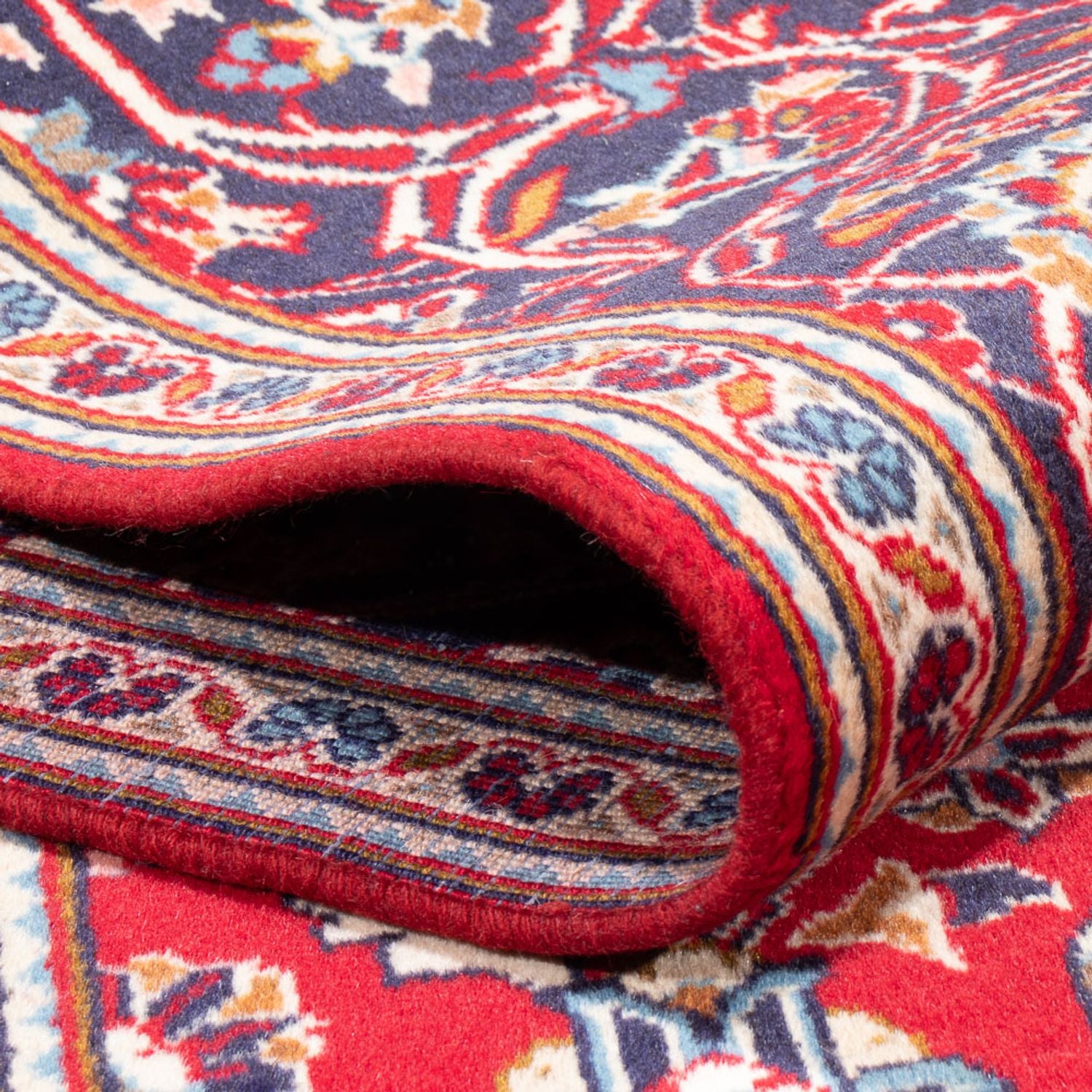 Alfombra persa - Keshan - 295 x 197 cm - rojo