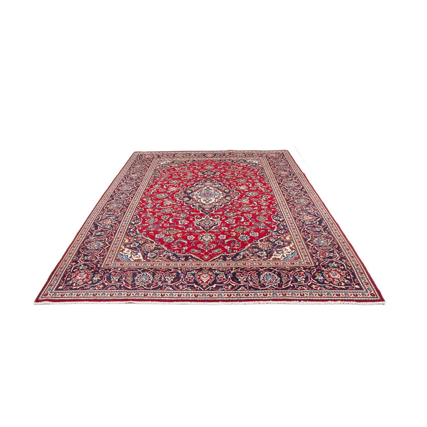 Alfombra persa - Keshan - 295 x 197 cm - rojo