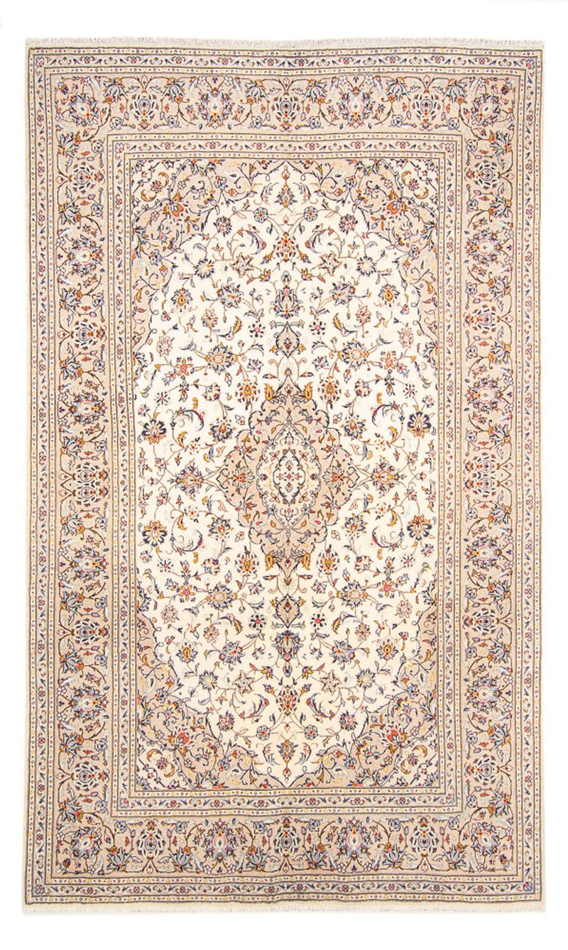 Alfombra persa - Keshan - 300 x 194 cm - crema