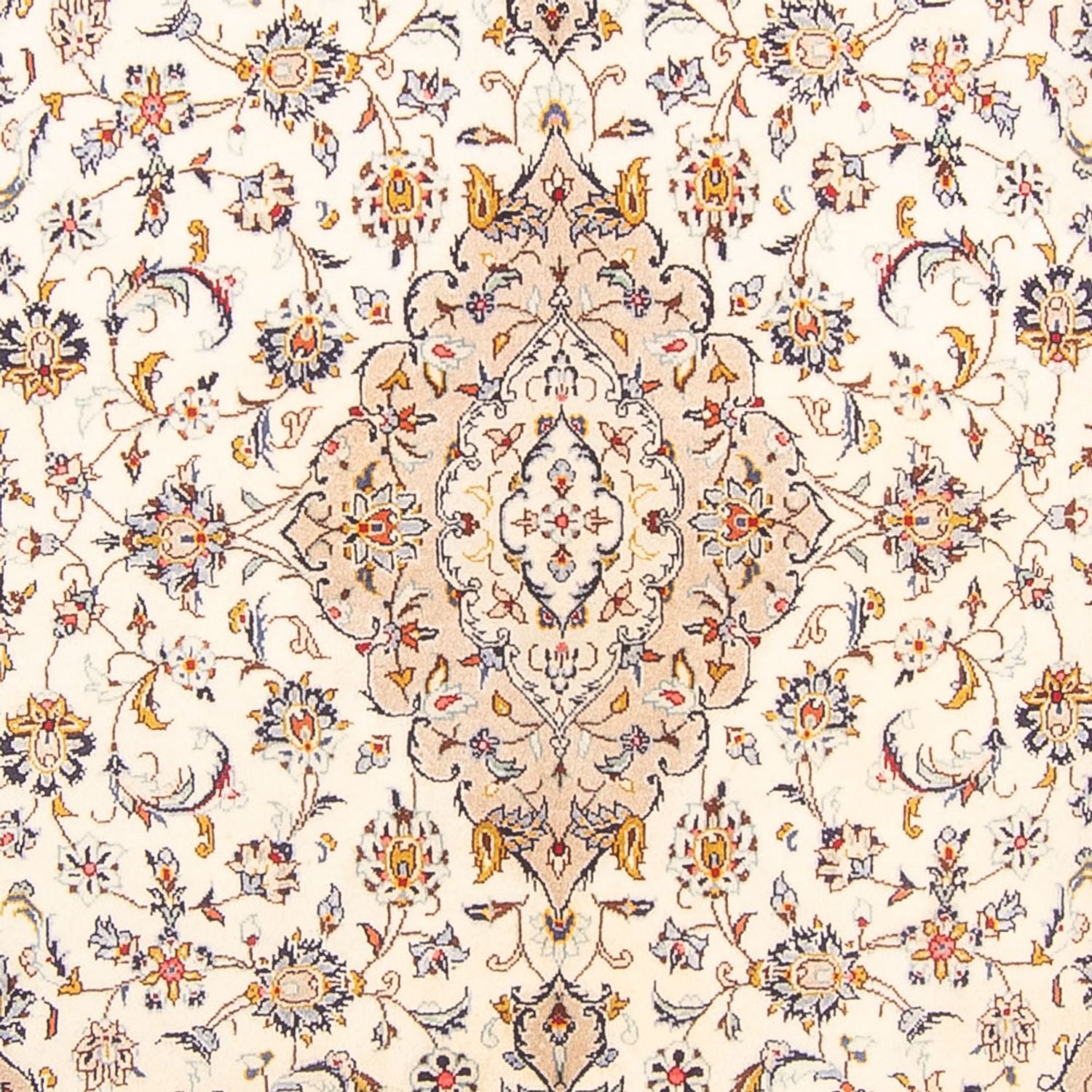 Alfombra persa - Keshan - 300 x 194 cm - crema
