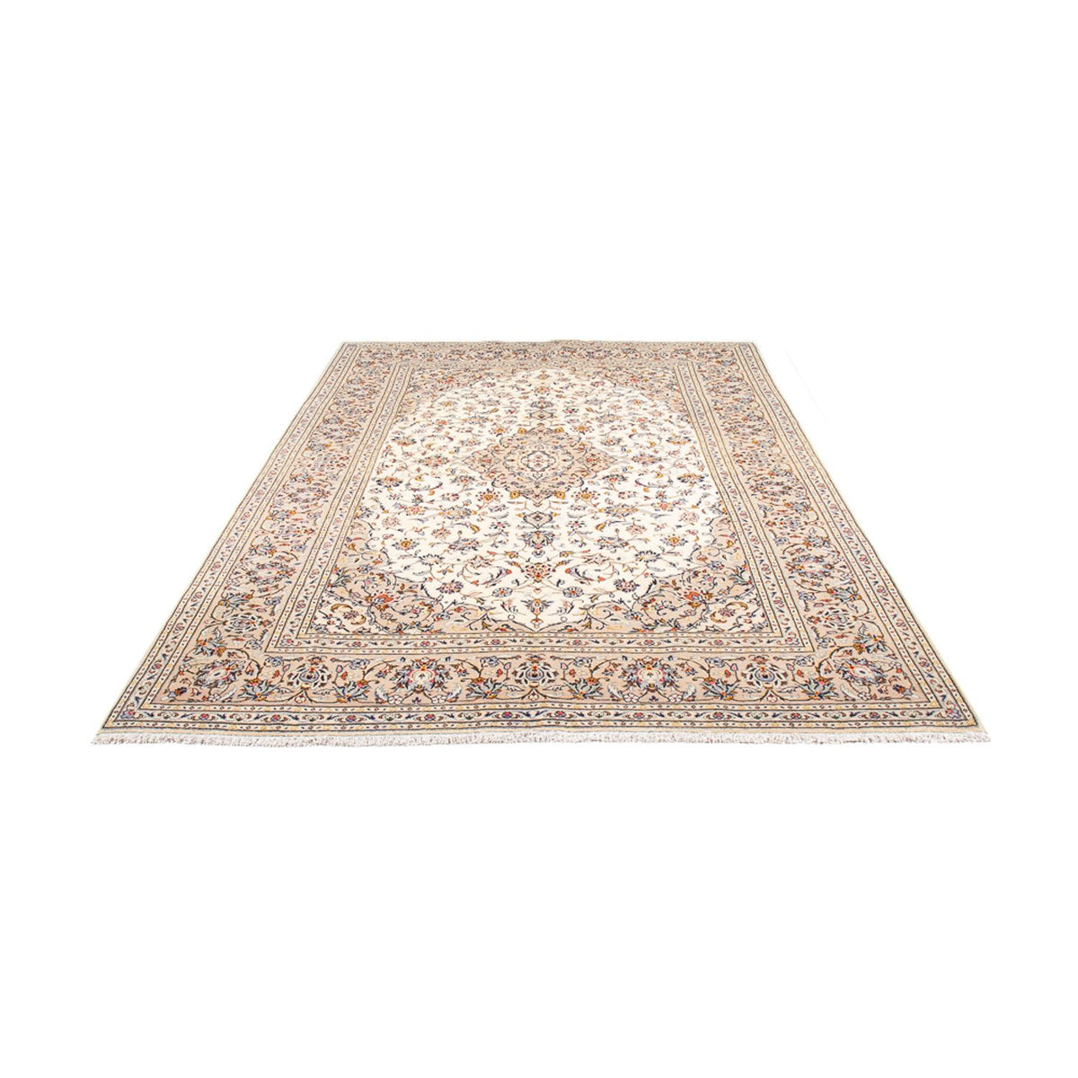Alfombra persa - Keshan - 300 x 194 cm - crema