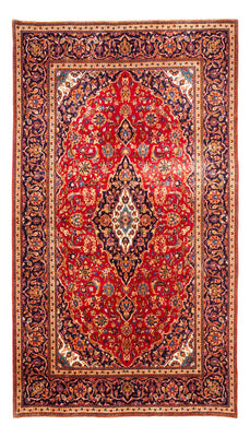 Alfombra persa - Keshan - 303 x 192 cm - rojo