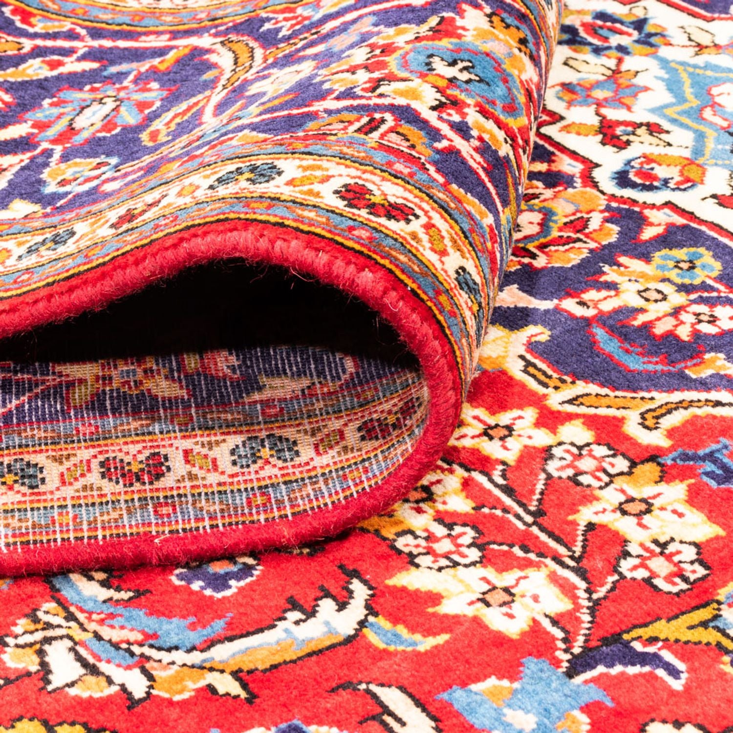 Alfombra persa - Keshan - 303 x 192 cm - rojo