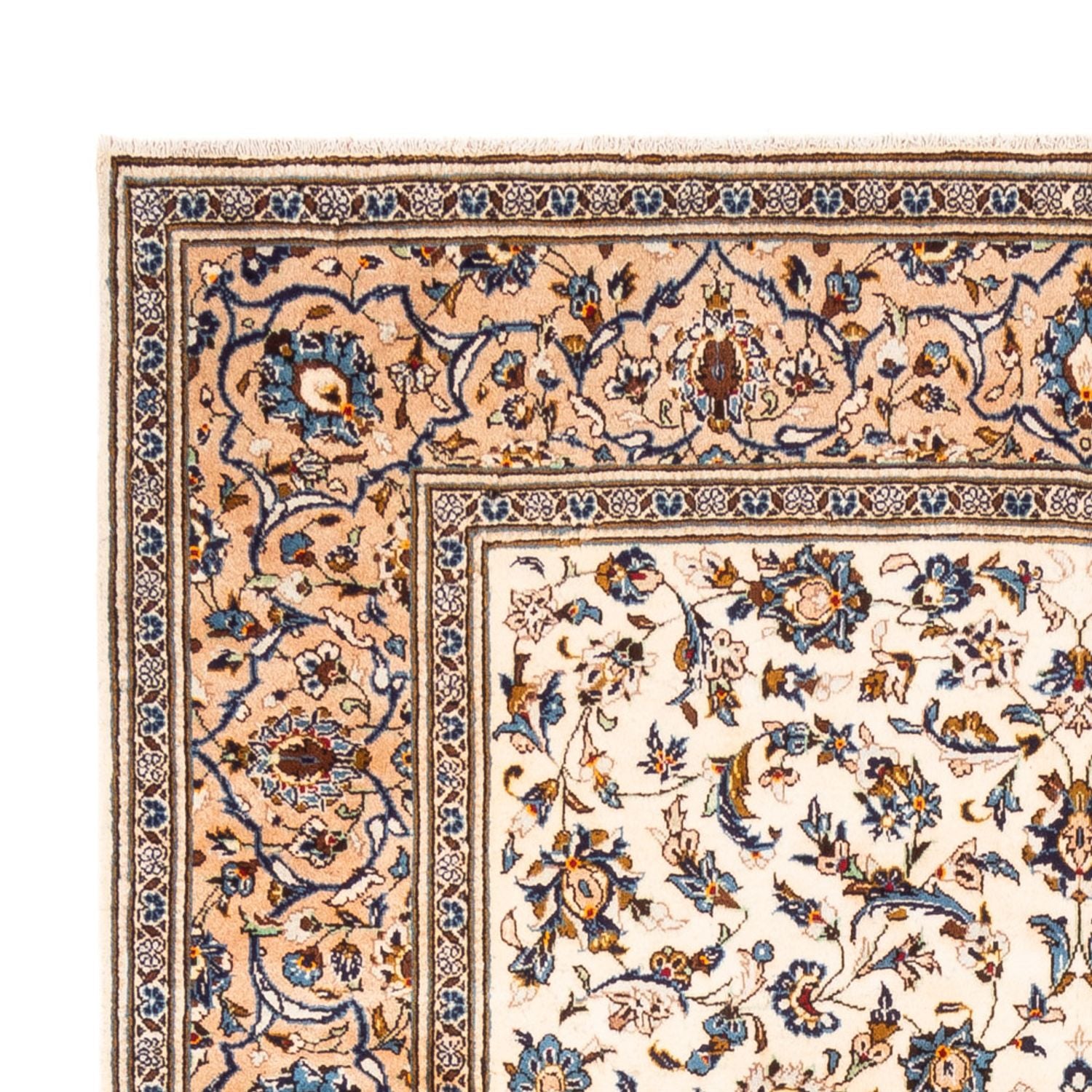 Alfombra persa - Keshan - 294 x 198 cm - beige