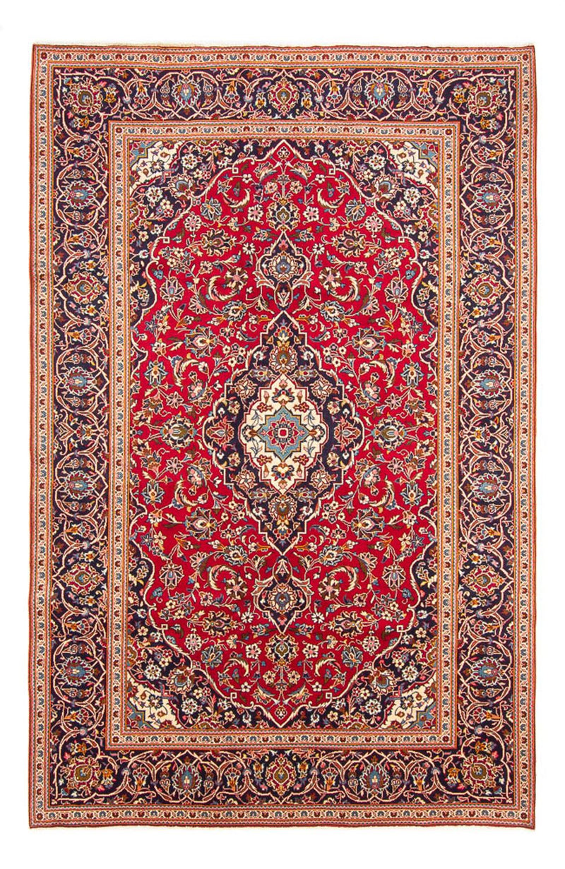 Alfombra persa - Keshan - 288 x 202 cm - rojo