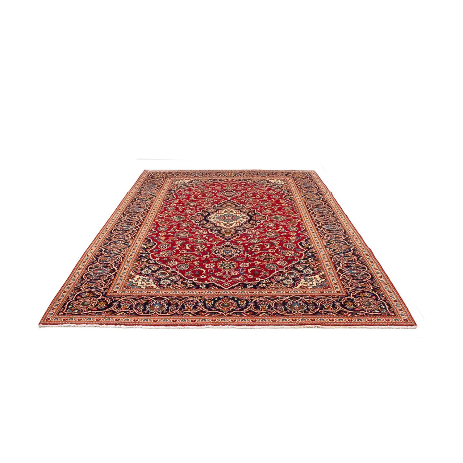 Alfombra persa - Keshan - 288 x 202 cm - rojo