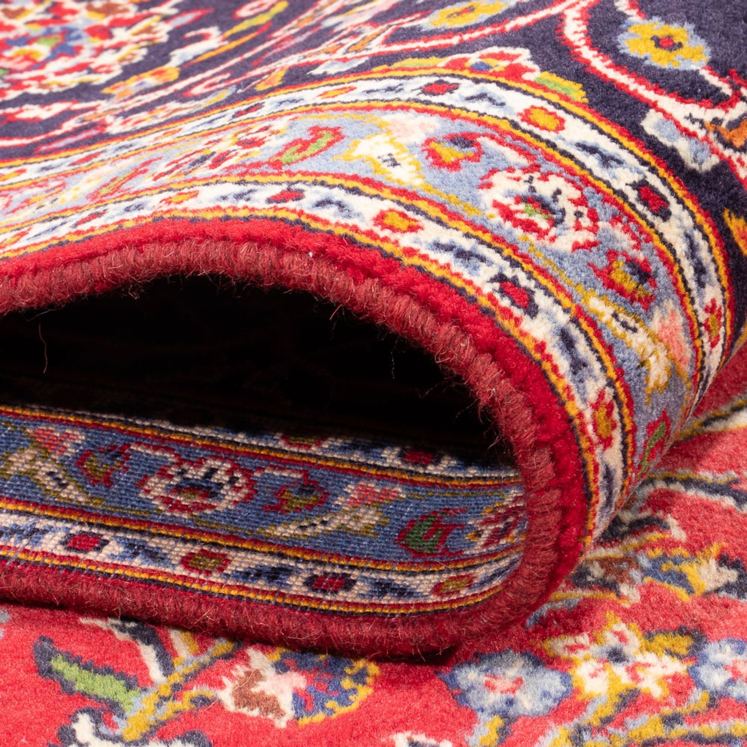 Alfombra persa - Keshan - 295 x 198 cm - rojo