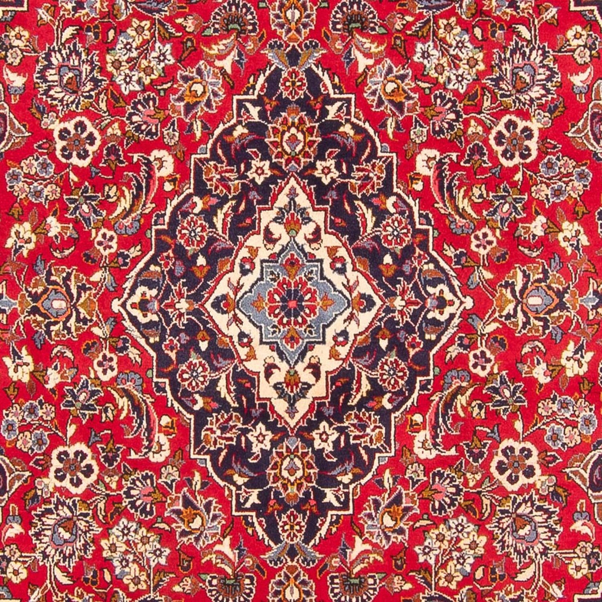 Alfombra persa - Keshan - 298 x 196 cm - rojo