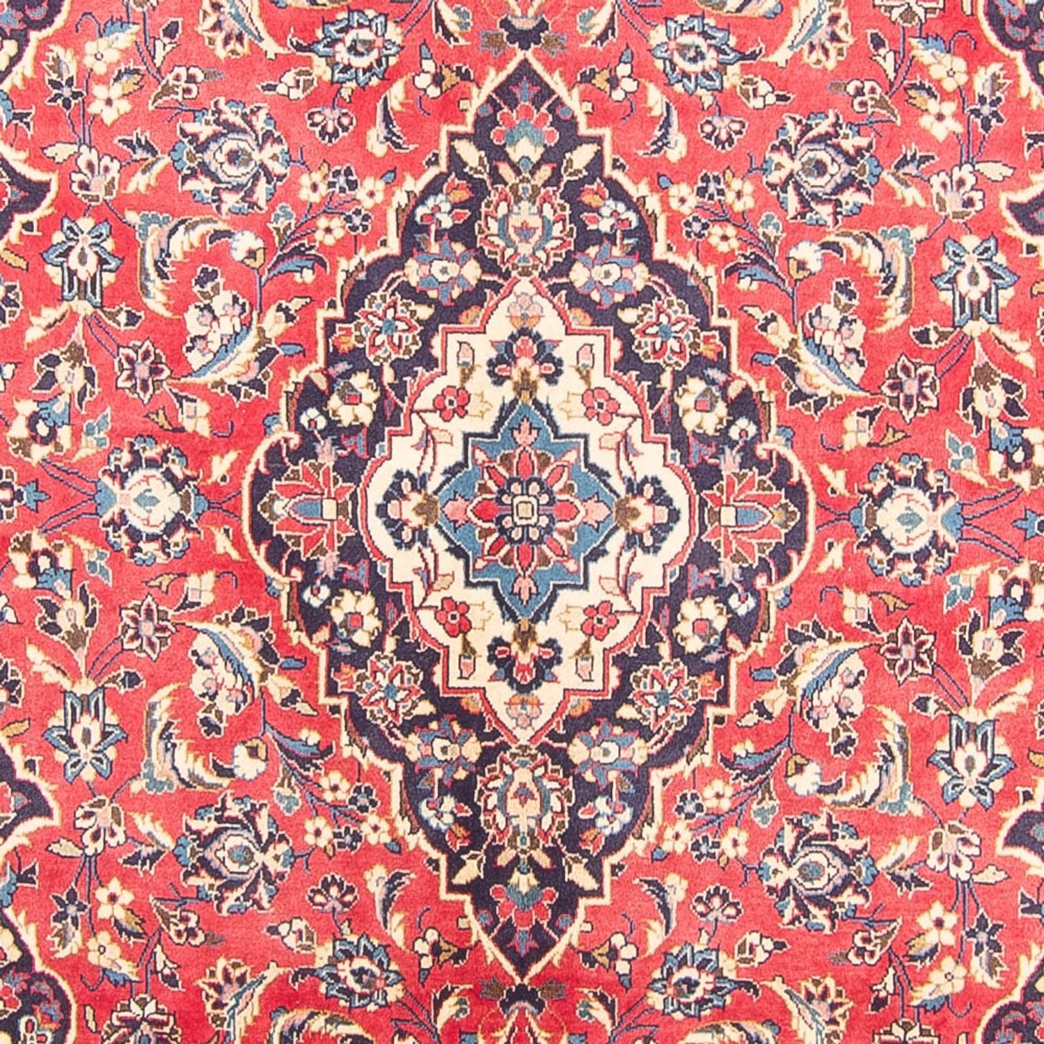 Alfombra persa - Keshan - 300 x 195 cm - rojo