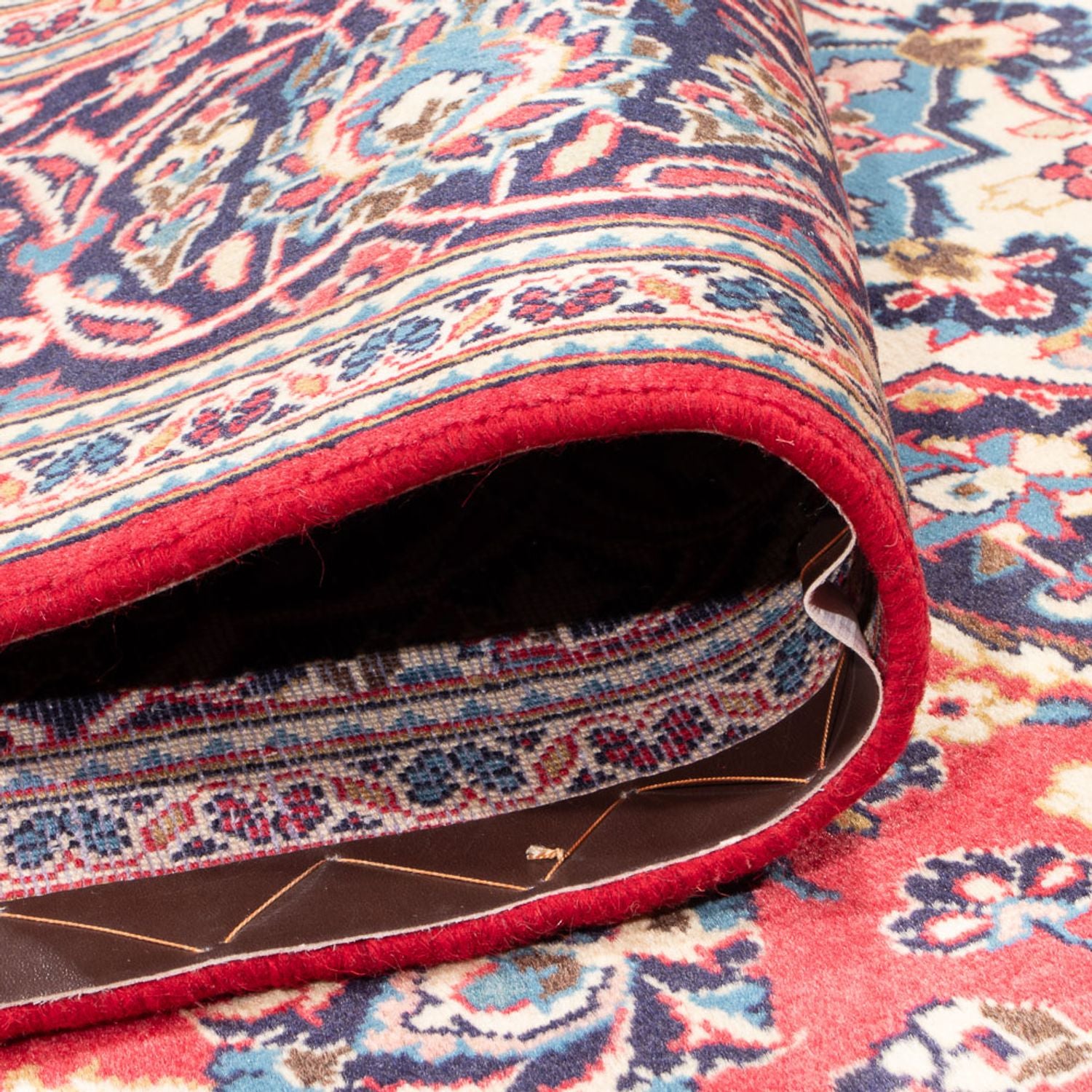 Alfombra persa - Keshan - 300 x 195 cm - rojo