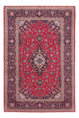 Alfombra persa - Keshan - 297 x 197 cm - rojo
