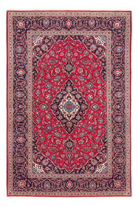 Alfombra persa - Keshan - 297 x 197 cm - rojo
