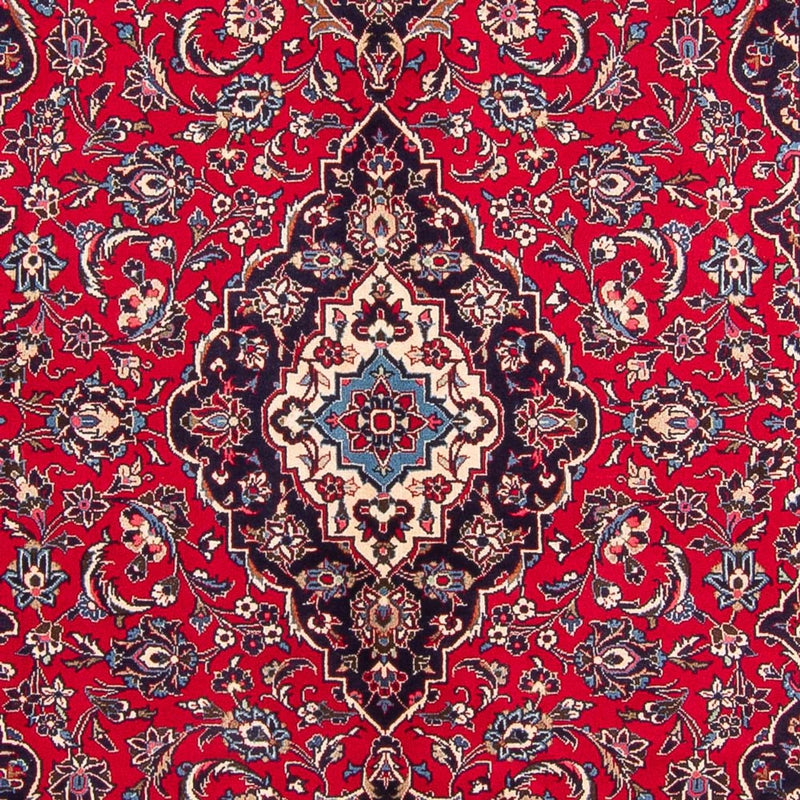 Alfombra persa - Keshan - 297 x 197 cm - rojo