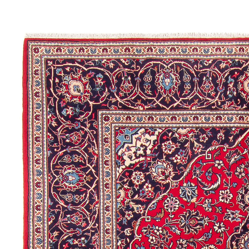 Alfombra persa - Keshan - 297 x 197 cm - rojo