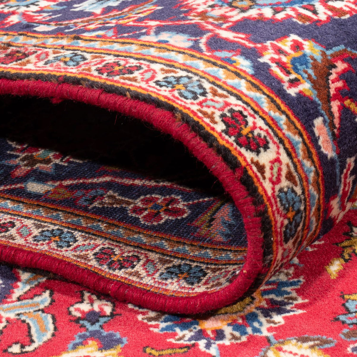Alfombra persa - Keshan - 297 x 197 cm - rojo